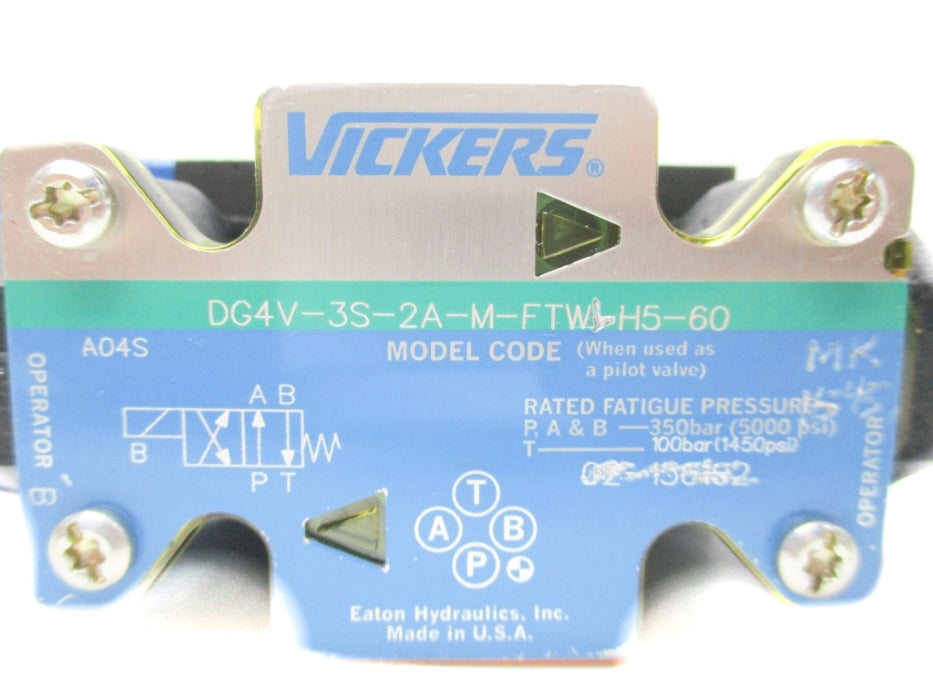 VICKERS DG4V3S2AMFTWLH560 1450PSI 24VDC NSNP