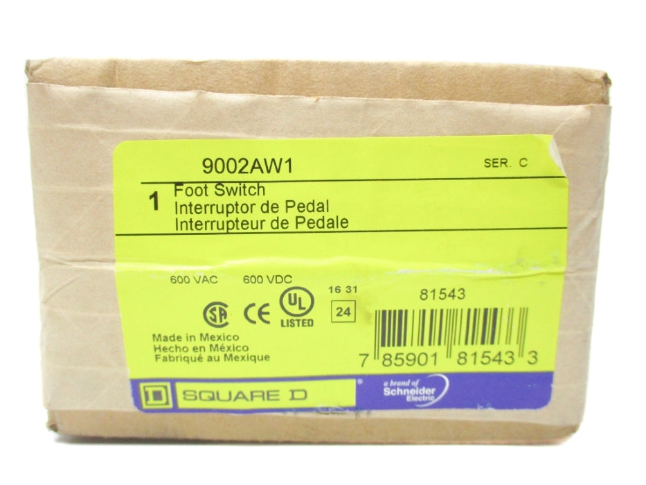 SQUARE D 9002AW1 SER. C 600VAC/DC NSFS