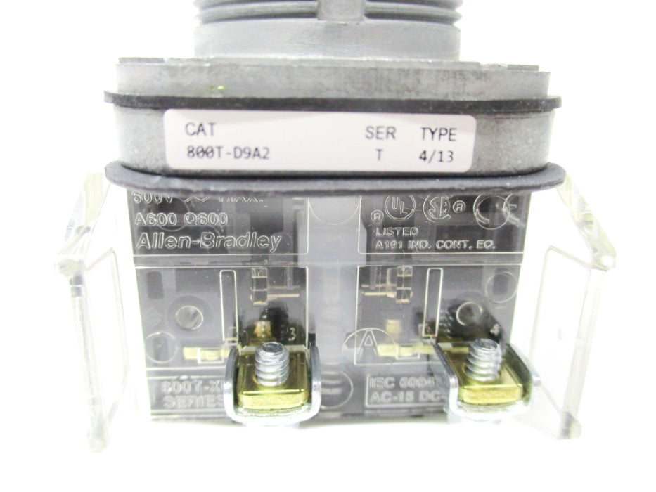 ALLEN BRADLEY 800T-D9A2 SER. T NSNP