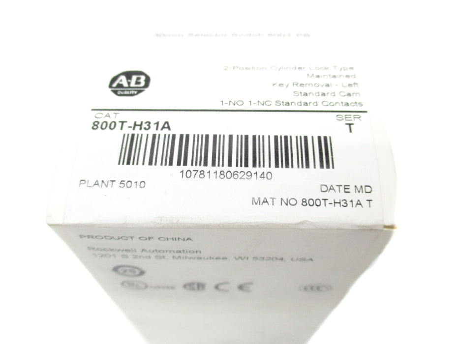 INDUSTRIAL SPARE PART 800T-H31A SER. T  (WH) NSFS