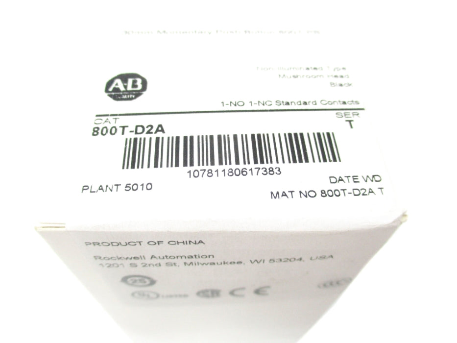 INDUSTRIAL SPARE PART 800T-D2A SER. T (WH) NSFS