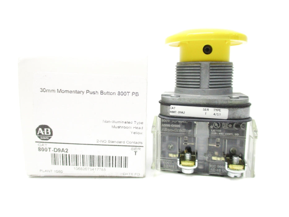 ALLEN BRADLEY 800T-D9A2 SER. T (WH) NSMP