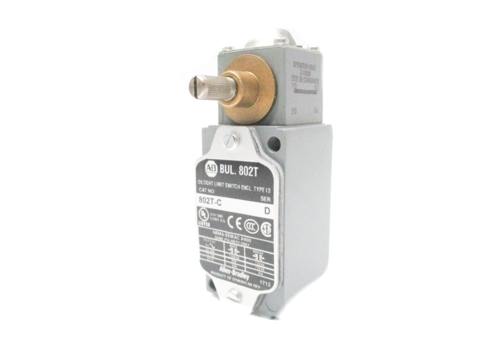ALLEN BRADLEY 802T-C SER. D 600VAC 60A NSNP