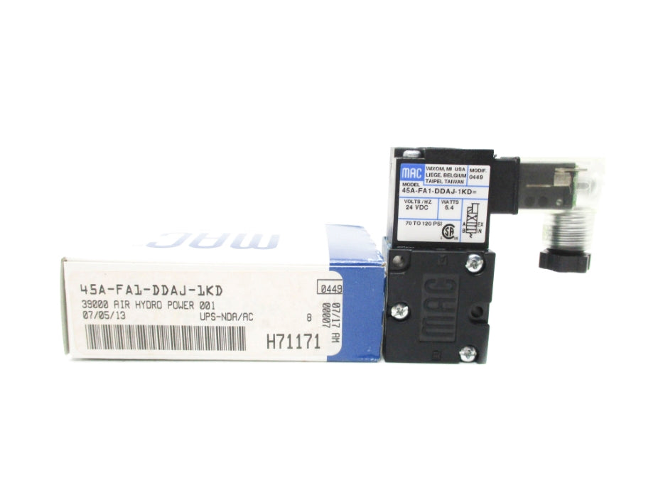 MAC 45A-FA1-DDAJ-1KD 24VDC 70-120PSI NSMP
