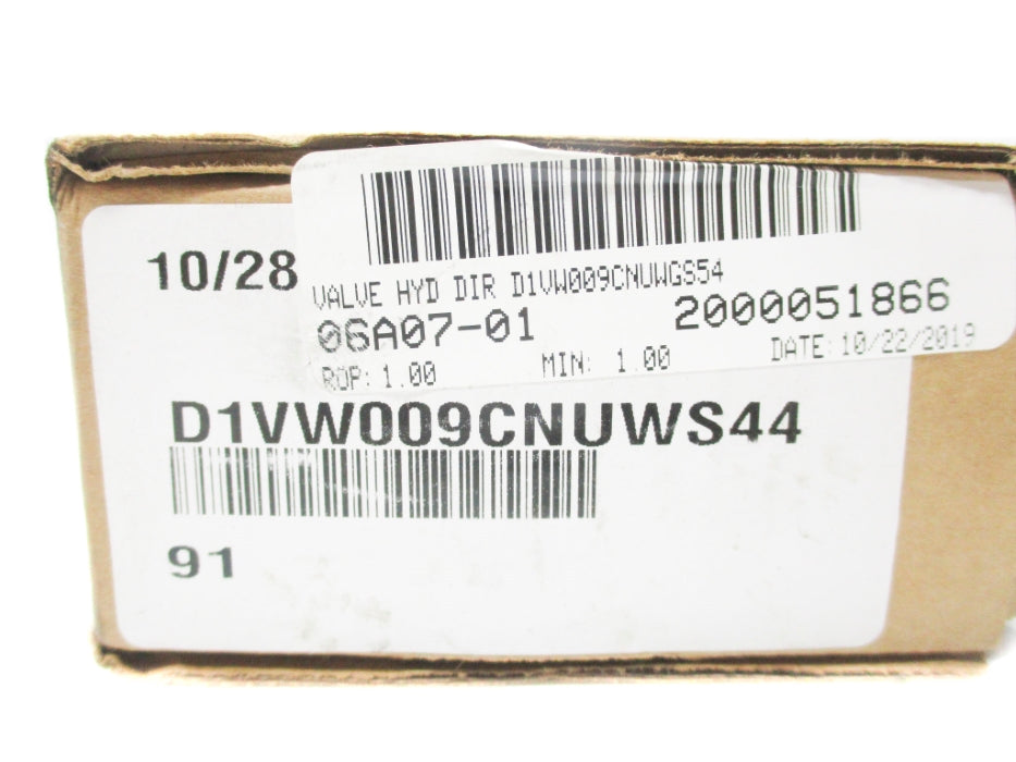 PARKER D1VW009CNUWS44 98VDC 4000PSI NSMP