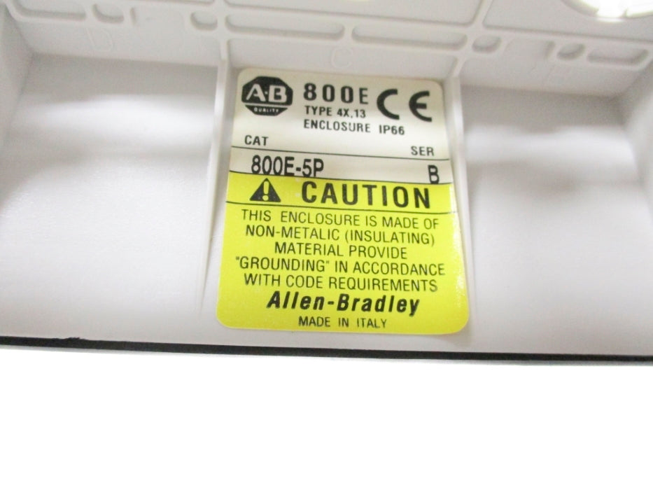 INDUSTRIAL SPARE PART 800E-5P SER. B (BR/YL) NSMP
