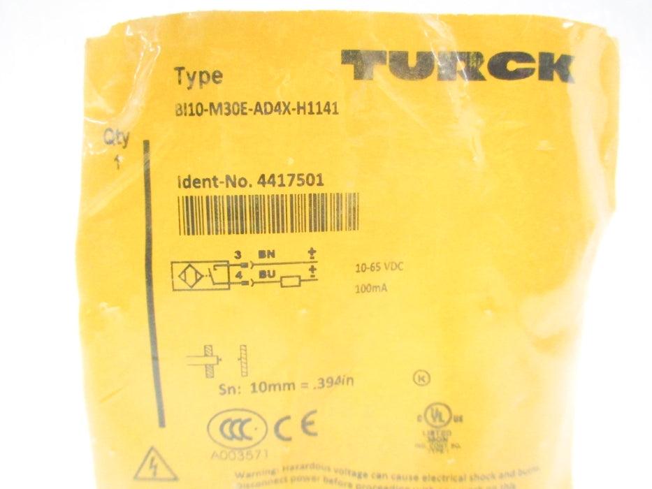 TURCK BI10-M30E-AD4X-H1141 NSMP