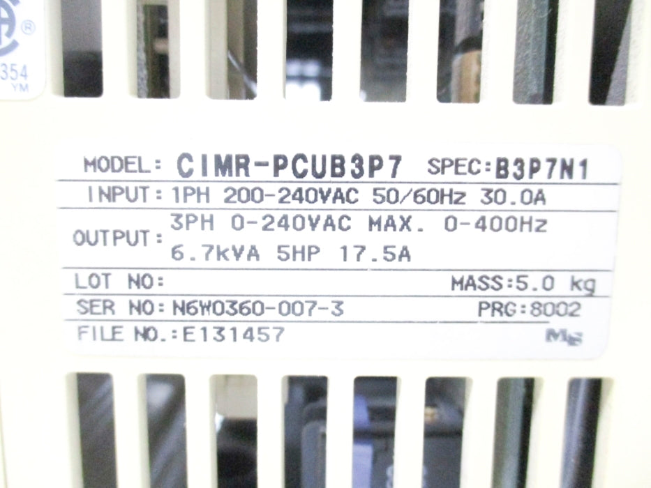 IDM CIMR-PCUB3P7 UNMP