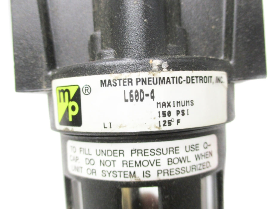 MASTER PNEUMATICS L60D-4 150PSI 125'F NSNP