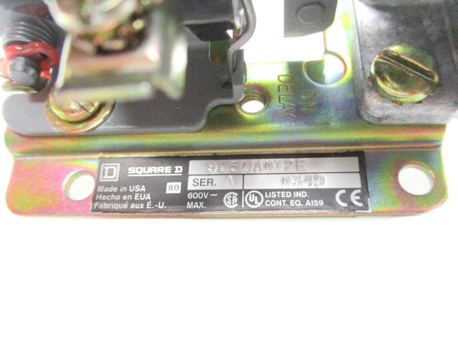 SQUARE D 9050A012EV02 SER. A 110/120V NSMP