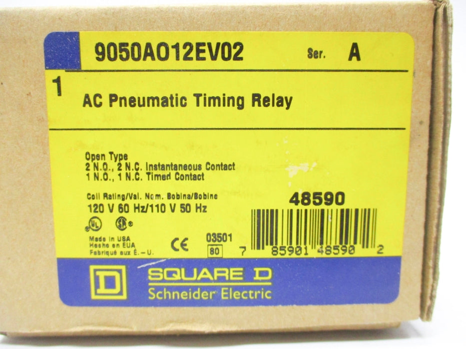 SQUARE D 9050A012EV02 SER. A 110/120V NSMP