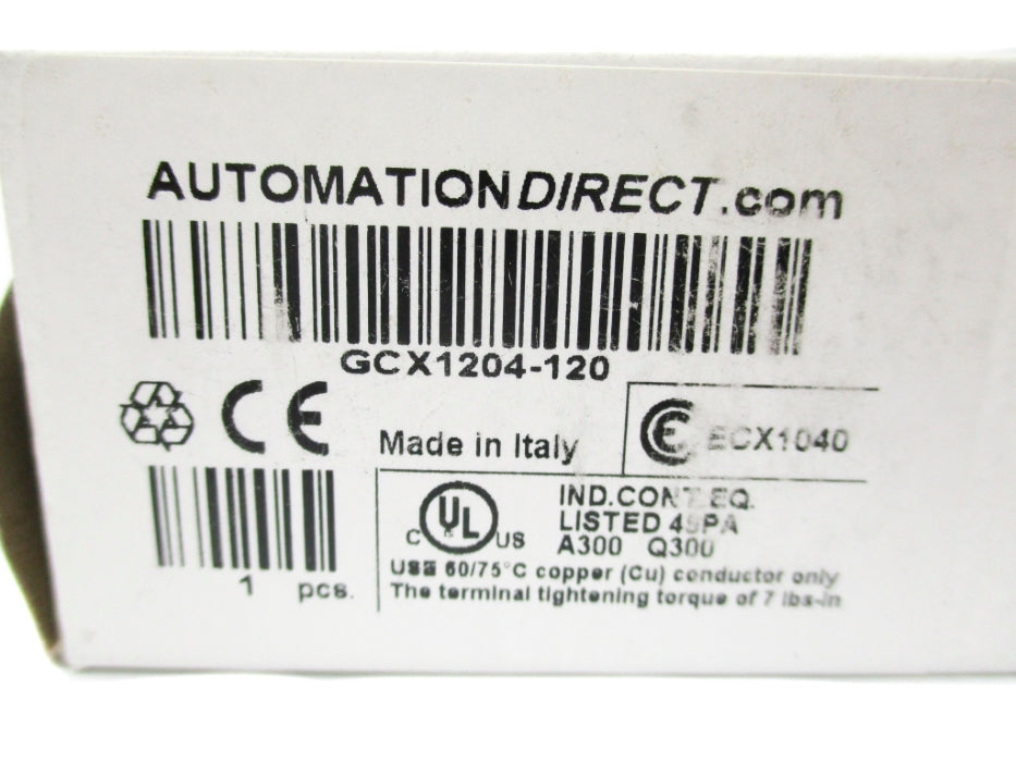 AUTOMATION DIRECT GCX1204-120 NSMP