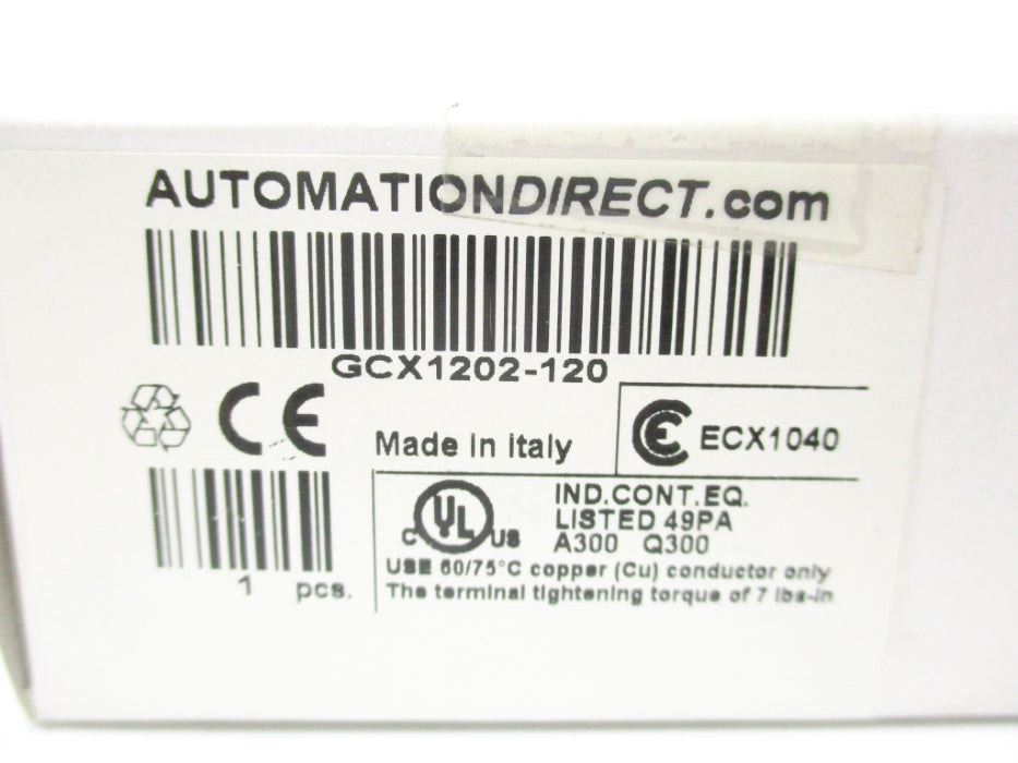 AUTOMATION DIRECT GCX1202-120 NSMP