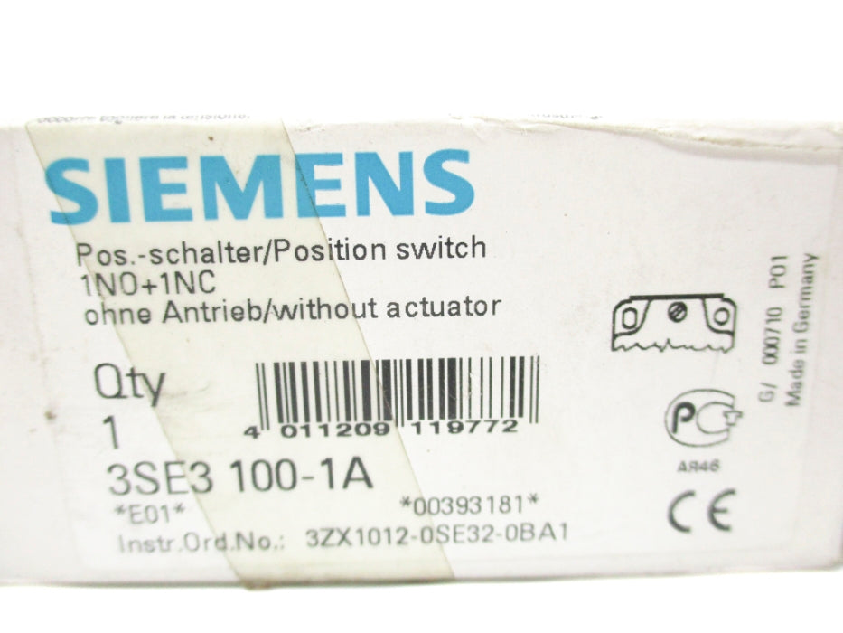 SIEMENS 3SE3100-1A NSMP
