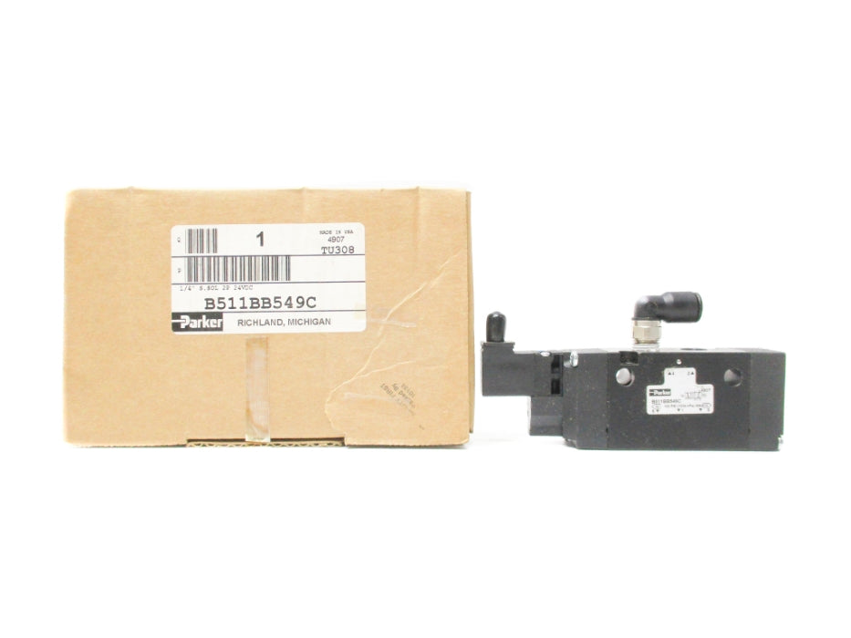 PARKER B511BB549C 24VDC 145PSI 1/4" NSMP