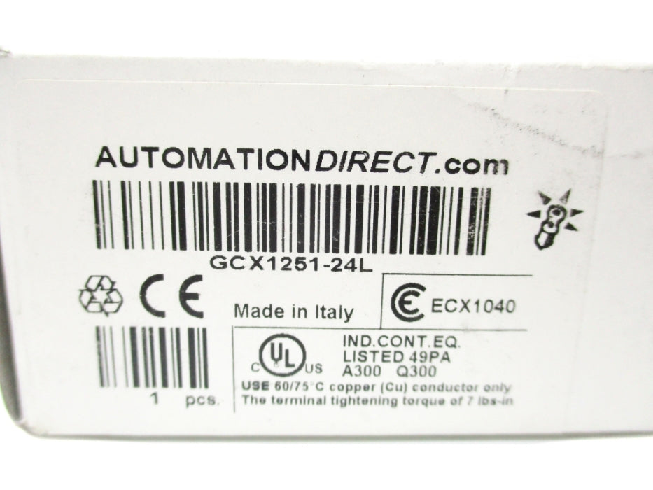 AUTOMATION DIRECT GCX1251-24L (AS PICTURED) NSMP