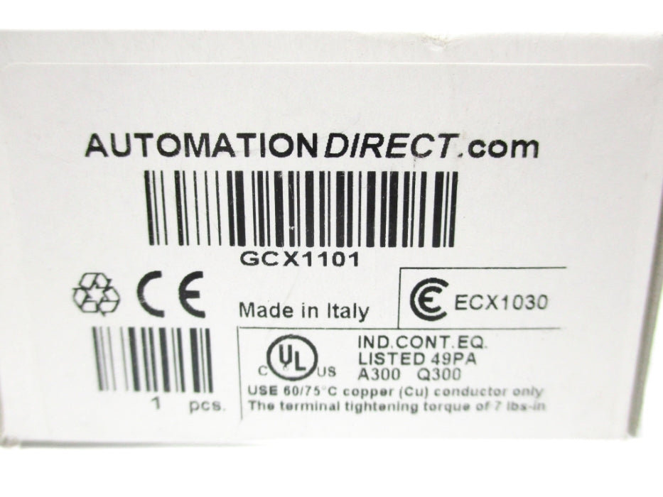 AUTOMATION DIRECT GCX1101 NSMP