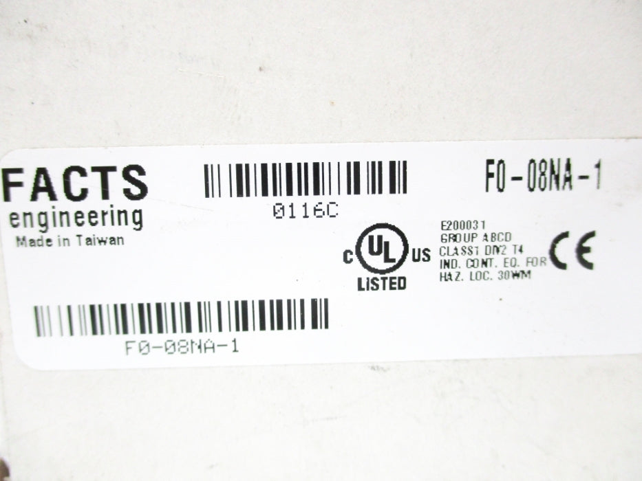 FACTS ENGINEERING F0-08NA-1 80-132V NSMP