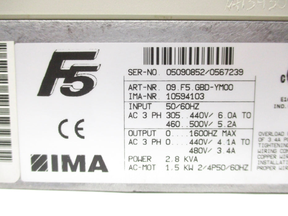 KEB 09.F5.GBD-YM00 UNMP