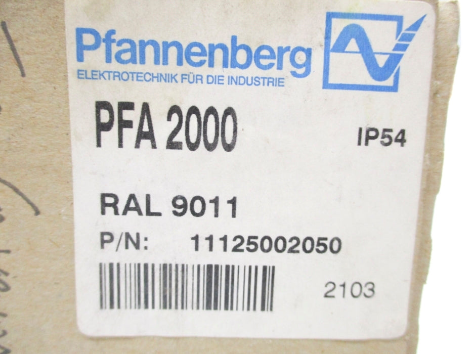 PFANNENBERG PFA2000 NSMP