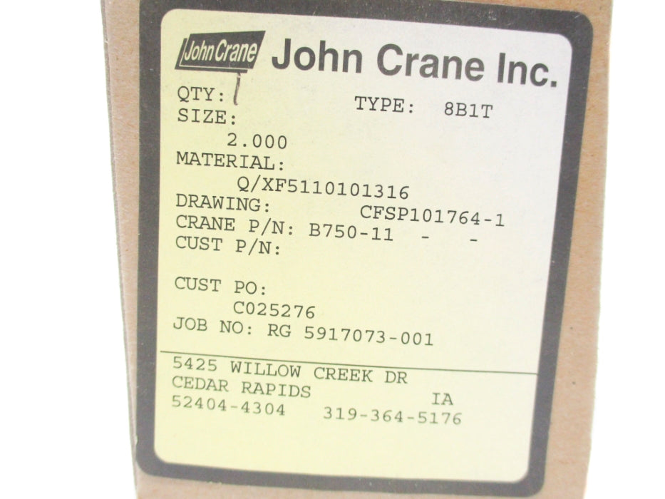 JOHN CRANE 8B1T NSMP