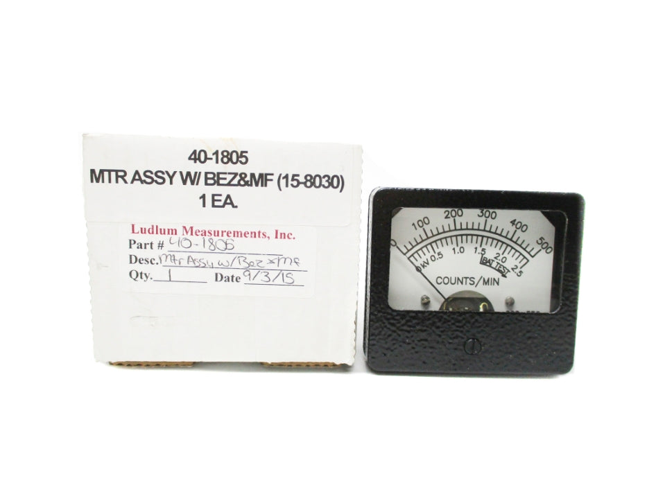 LUDLUM MEASUREMENTS 40-1805 0-500MIN NSMP