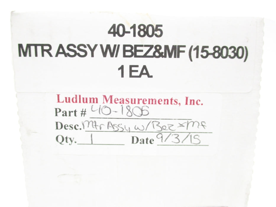 LUDLUM MEASUREMENTS 40-1805 0-500MIN NSMP