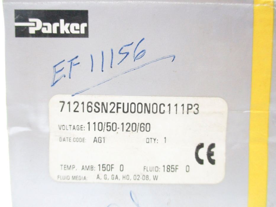 PARKER 71216SN2FU00N0C111P3 120C NSMP