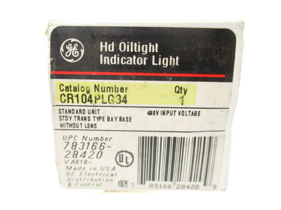 GENERAL ELECTRIC CR104PLG34 NSMP