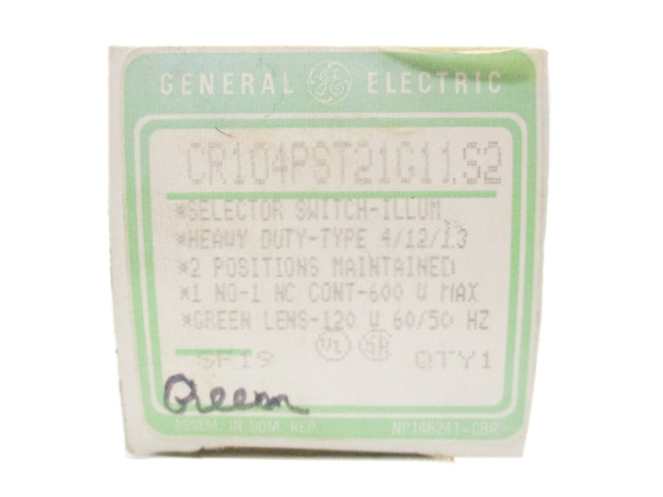 GENERAL ELECTRIC CR104PST21G11S2 NSMP