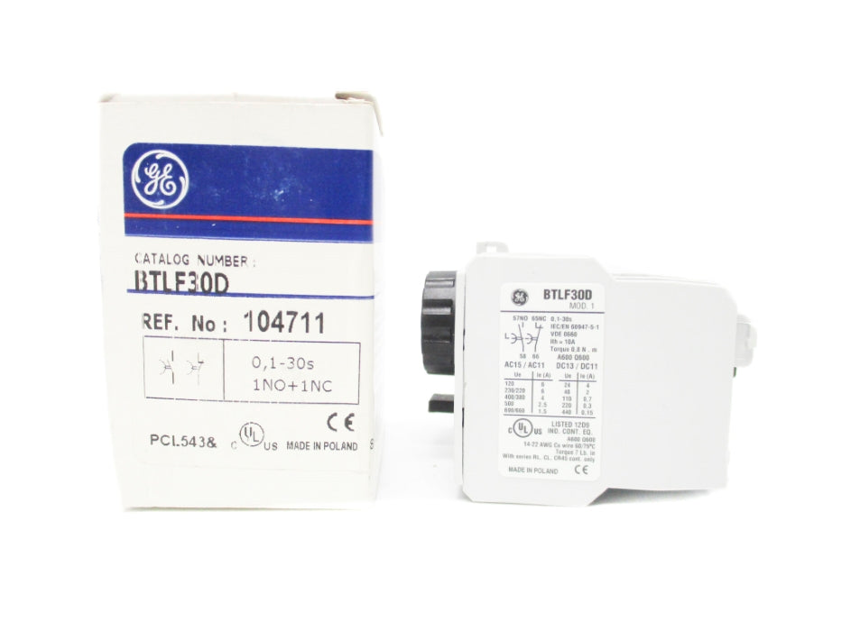 GENERAL ELECTRIC BTLF30D 0.1-30SEC NSMP