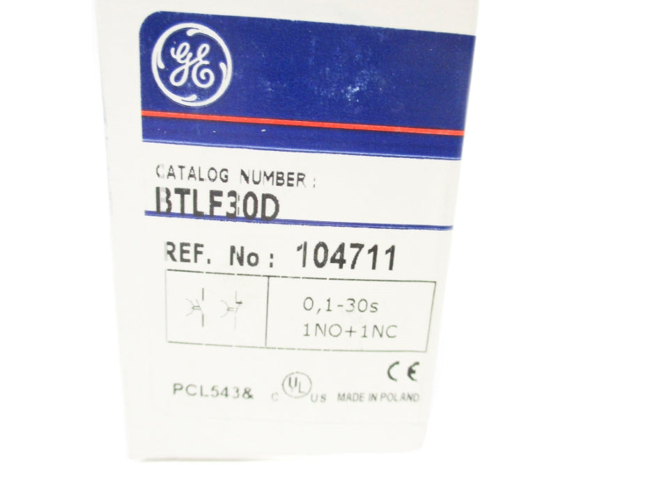 GENERAL ELECTRIC BTLF30D 0.1-30SEC NSMP