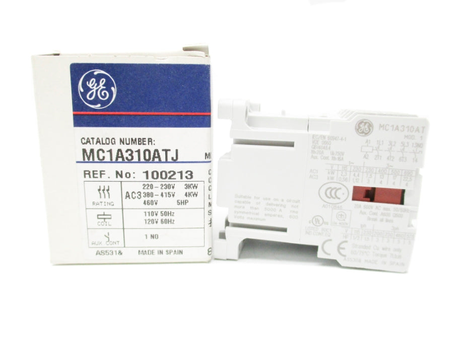 GENERAL ELECTRIC MC1A310ATJ 110/120V NSMP
