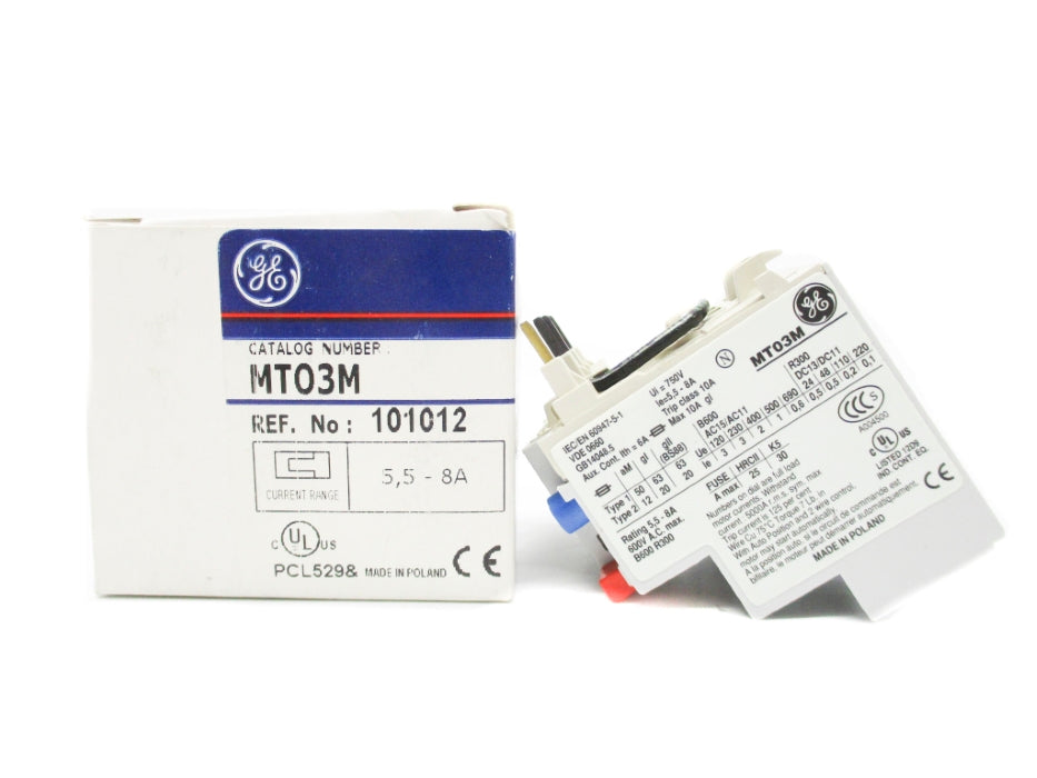 GENERAL ELECTRIC MT03M 5.5-8A NSMP