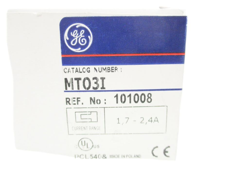 GENERAL ELECTRIC MT03I 1.7-2.4A NSMP