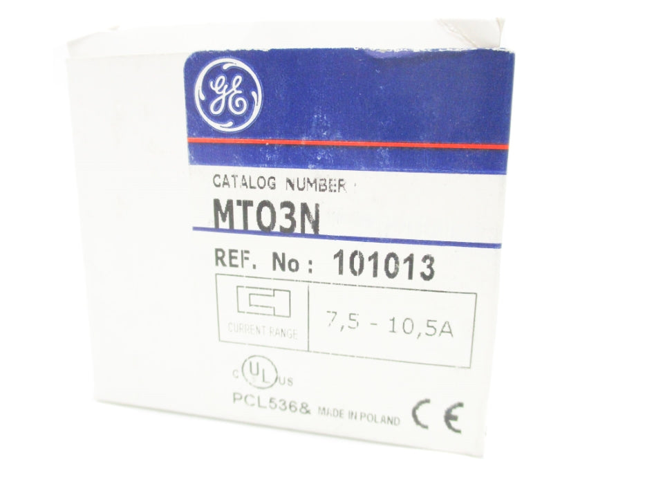 GENERAL ELECTRIC MT03N 7.5-10.5A NSMP