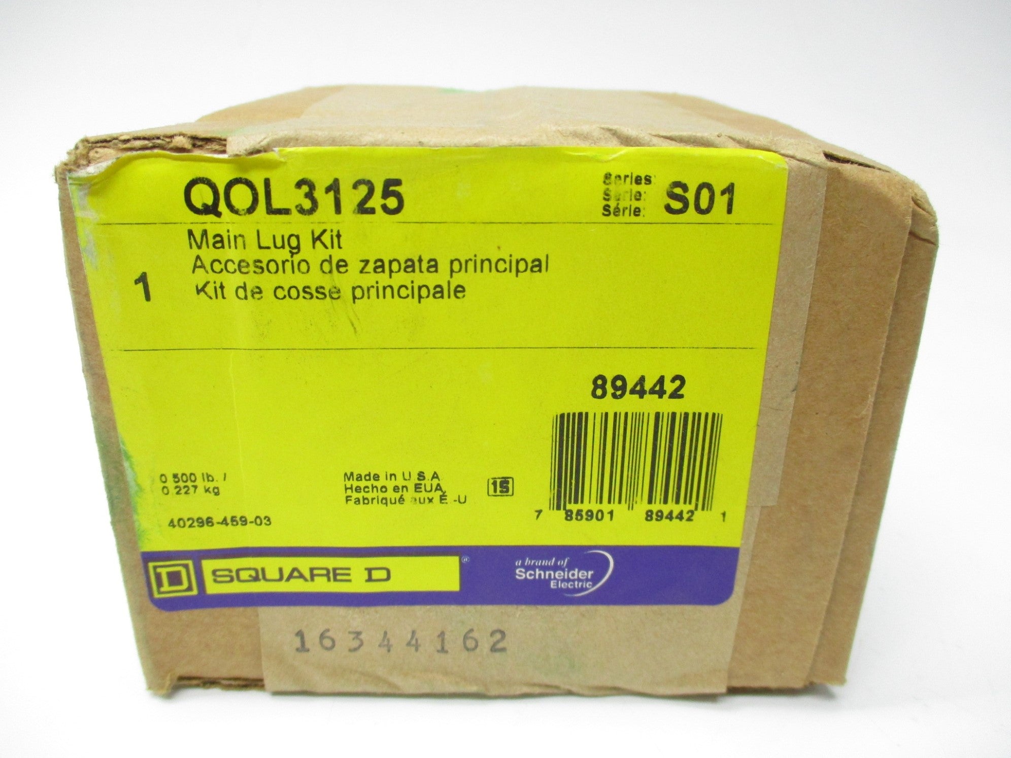SQUARE D QOL3125 SER. S01 NSFS