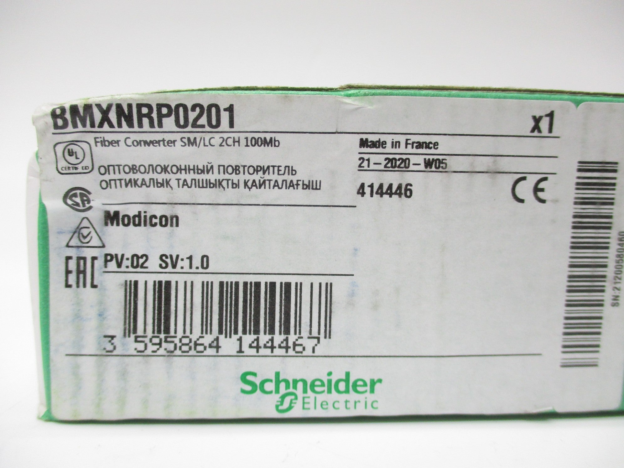 SCHNEIDER ELECTRIC BMXNRP0201 NSMP