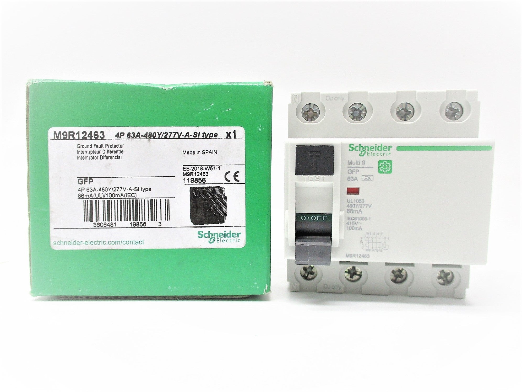 SCHNEIDER ELECTRIC M9R12463 63A 480/277V NSMP