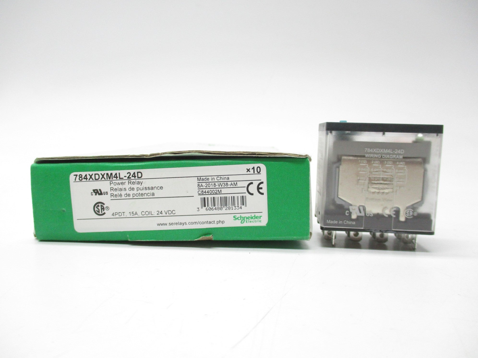 SCHNEIDER ELECTRIC 784XDXM4L-24D 24VDC (PKG OF 10) NSMP