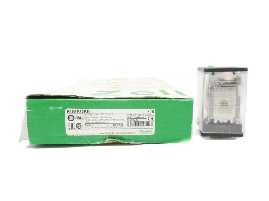 SCHNEIDER ELECTRIC RUMF32BD 10A 24VDC (PKG OF 10) NSMP