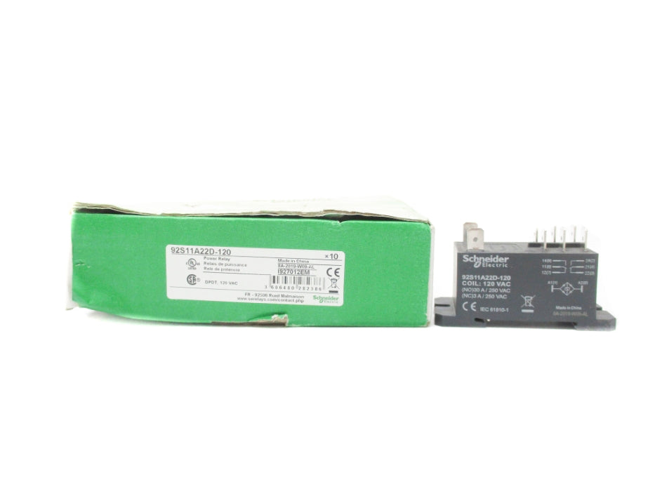 SCHNEIDER ELECTRIC 92S11A22D-120 30A 120VAC (PKG OF 10) NSMP