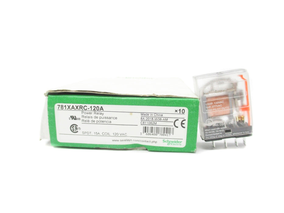 SCHNEIDER ELECTRIC 781XAXRC-120A 120V (PKG OF 10) NSMP