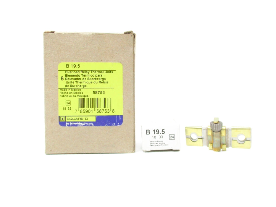SQUARE D B19.5 (PKG OF 6) NSMP