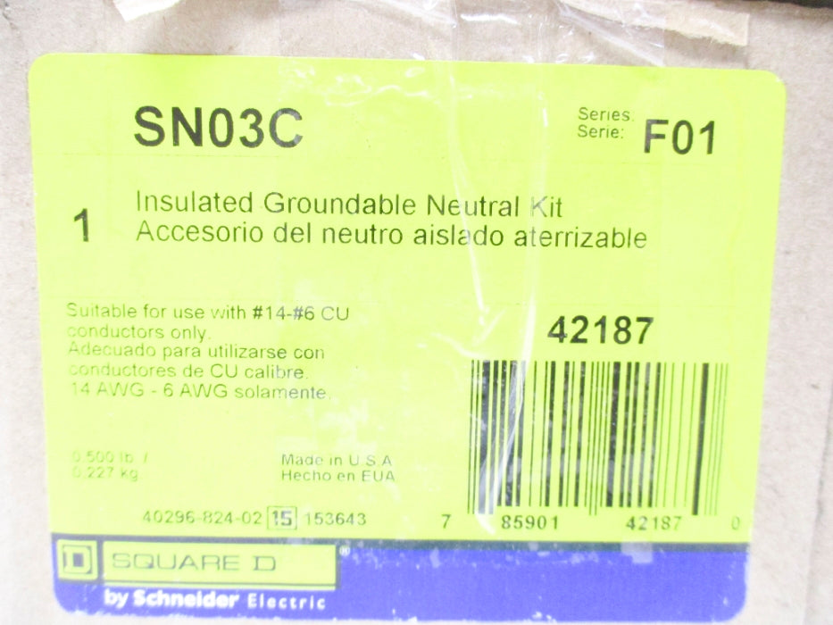 SQUARE D SN03C SER. F01 NSMP