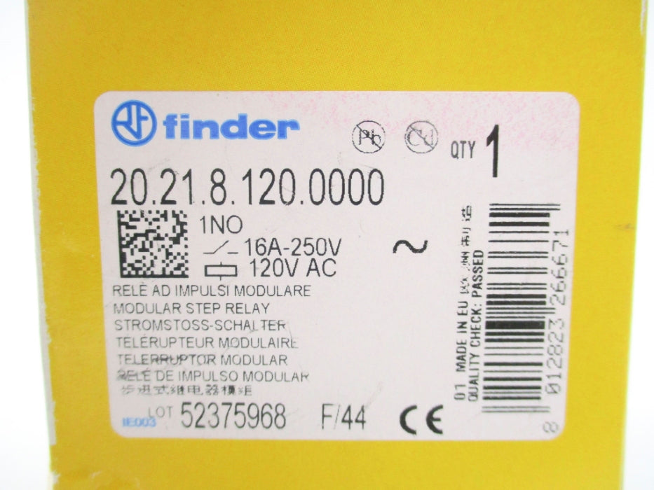 FINDER 20.21.8.120.0000 16A 120VAC NSMP