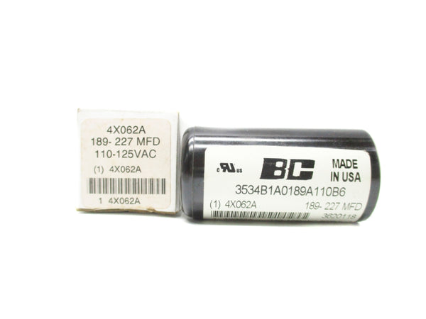 BC 3534B1A0189A110B6 4X062A 110-125VAC NSMP