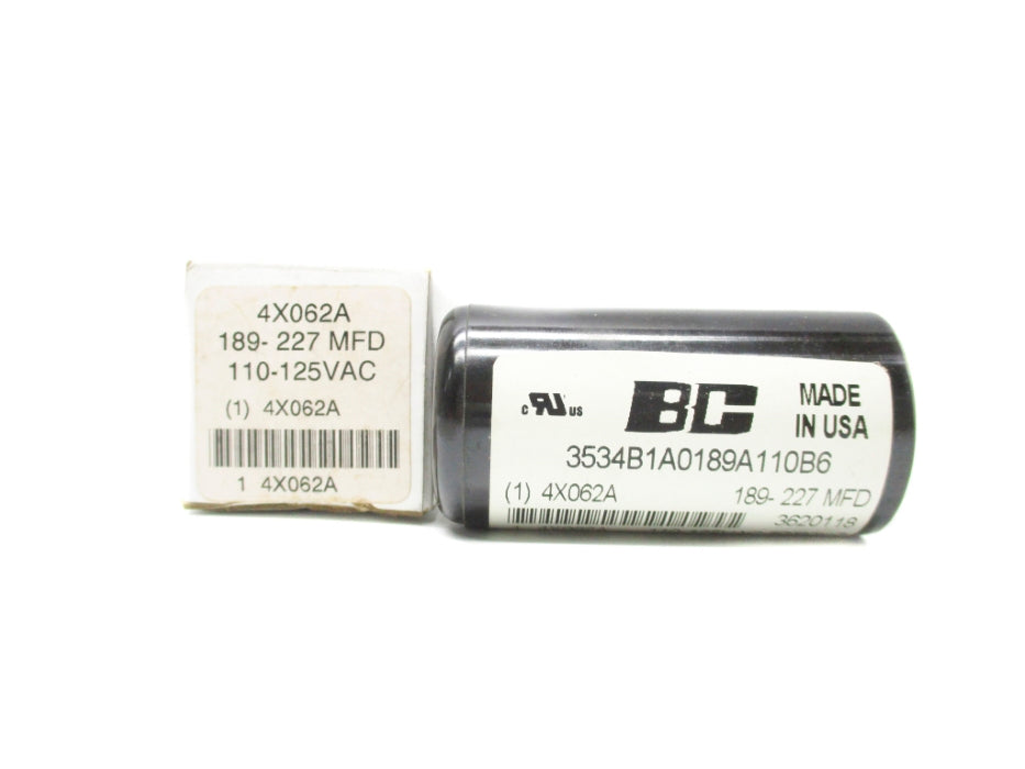 BC 3534B1A0189A110B6 4X062A 110-125VAC NSMP
