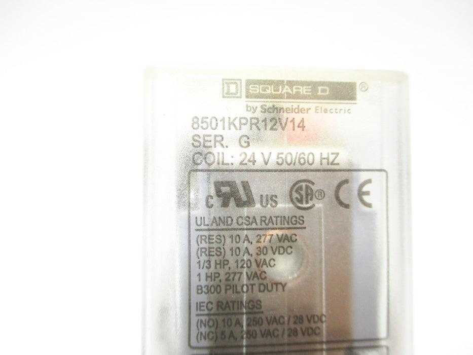 SQUARE D 8501KPR12V14 SER. G 24V NSNP