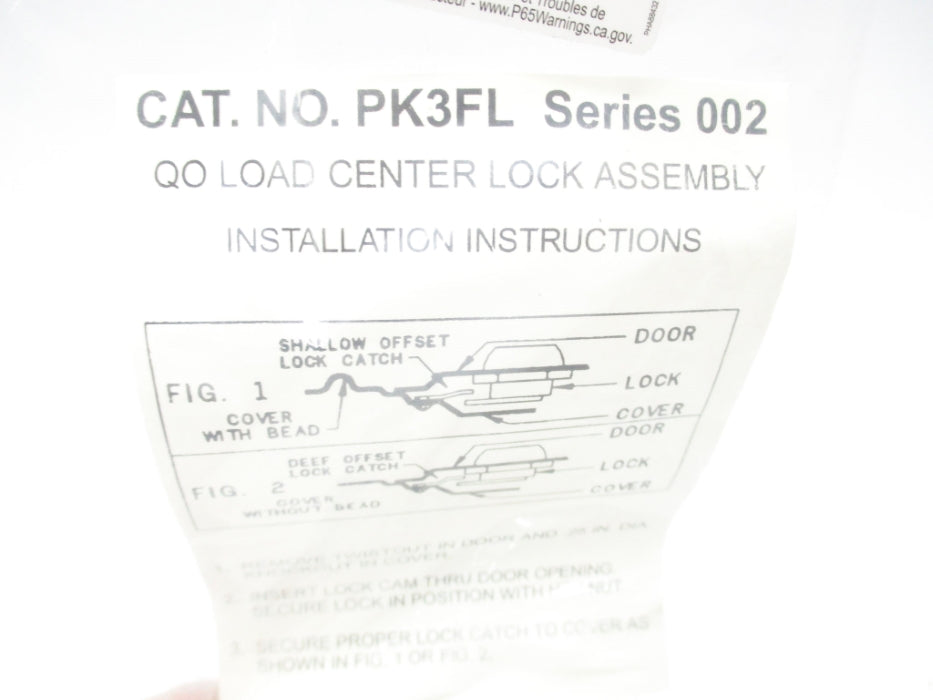 SQUARE D PK3FL SER. 002 NSMP